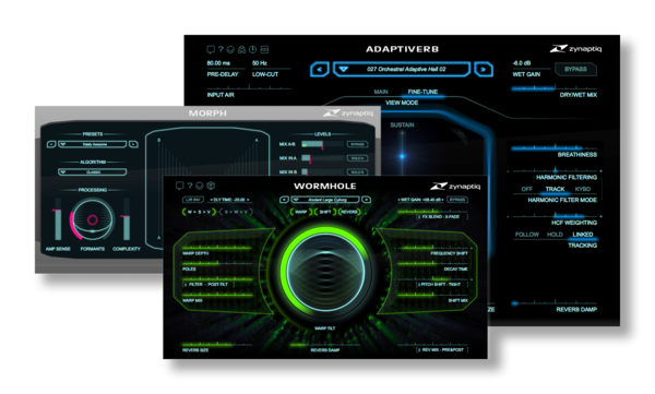 Zynaptiq Design Bundle (Adaptiverb, Morph 2, Wormhole)